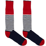 Red And White Stripe Socks