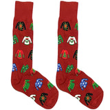 Red Christmas Clothes Socks