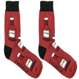 Red Ketchup Bottle Socks