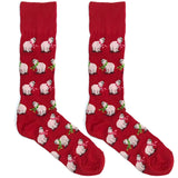 Red Snow Bear Socks