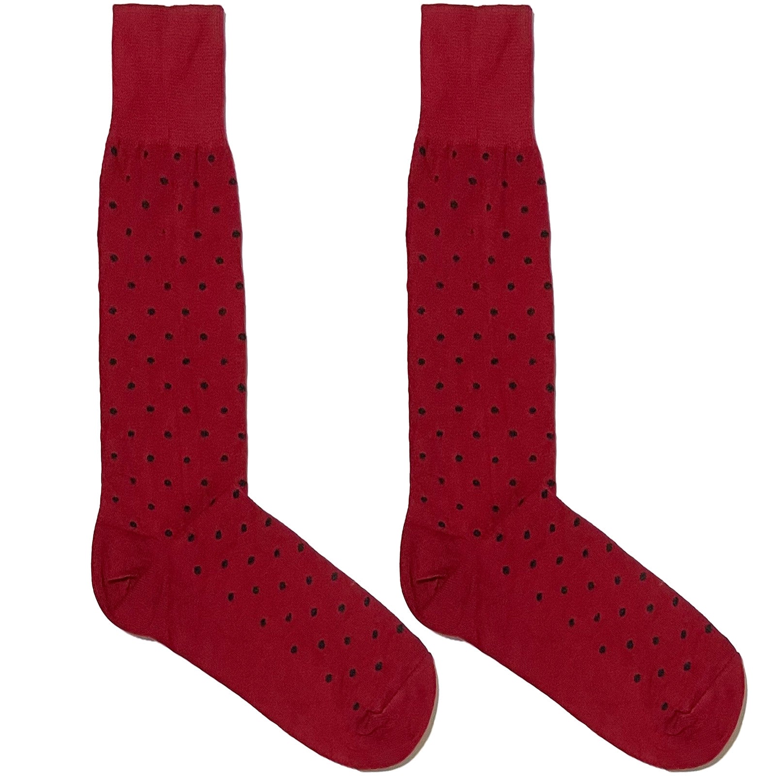 Red And Black Polka Socks