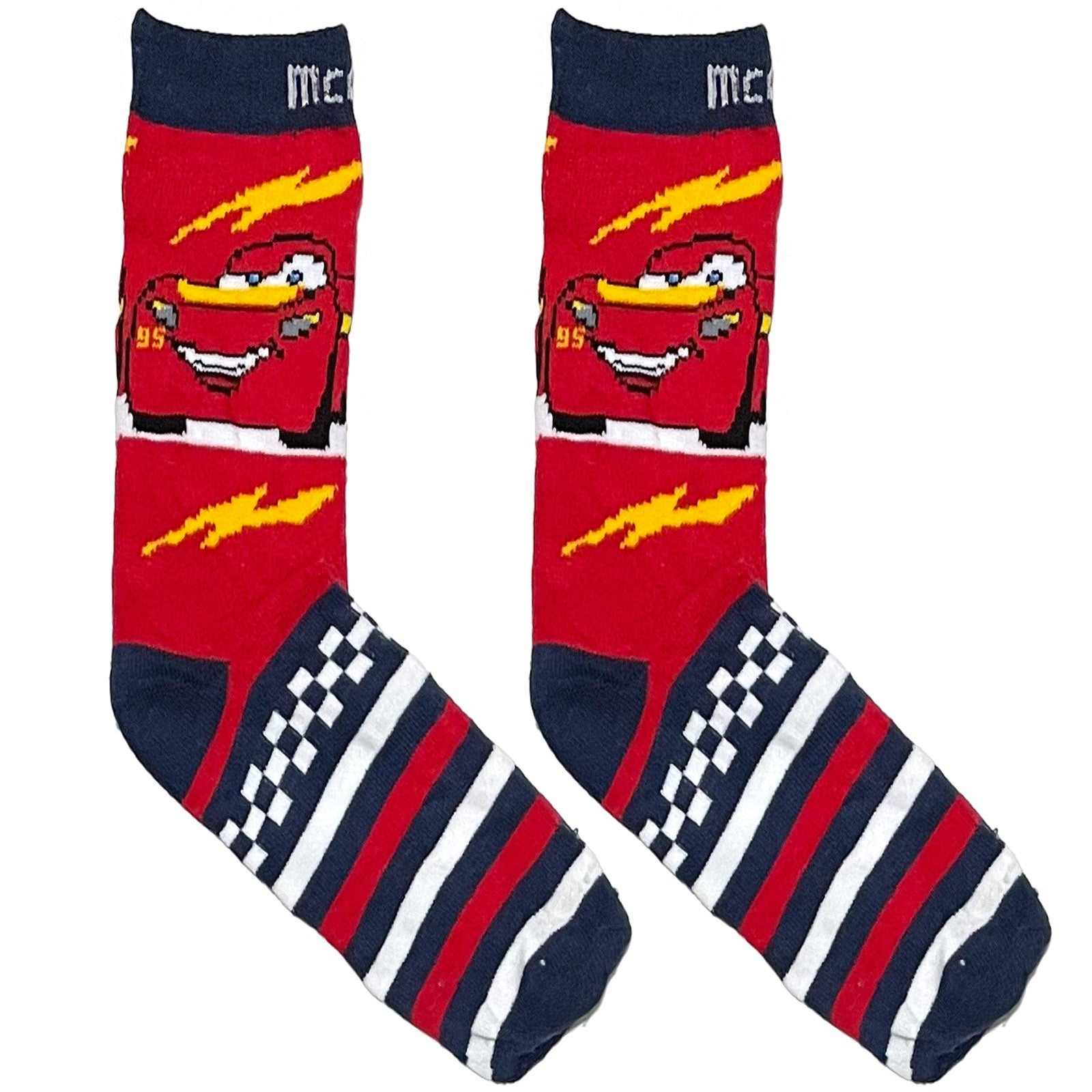 Red And Blue Disney Cars Small Feet Size Socks