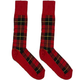 Red And Yellow Chequered Socks