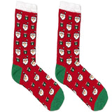 Red Santa Gift Short Crew Socks