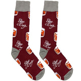 Red Whiskey Socks