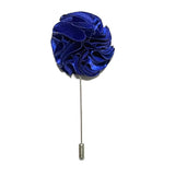 Royal Blue Flower Lapel Pin