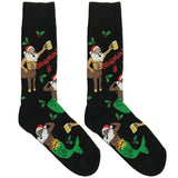 Santa Sleighin It Socks