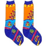 Sunny Fish Short Crew Socks