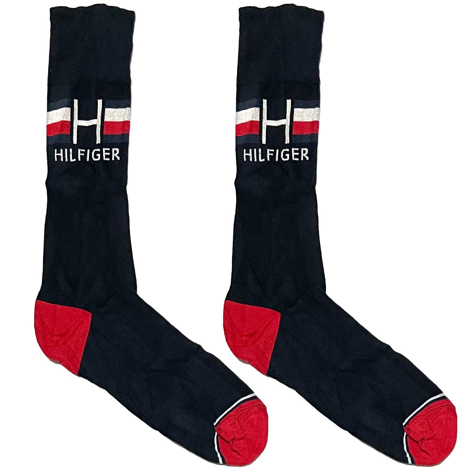 TH Red And Black Logo Socks
