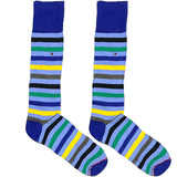 TH Blue And Yellow Stripes Socks
