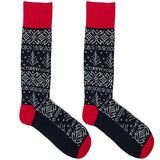 TH Red And Blue Pattern Socks