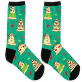 Winter Snowman Short Crew Socks