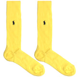 Yellow RL Polo Logo Socks