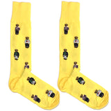 Yellow RL Polo Teddy Socks