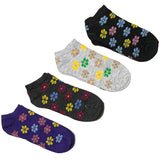 Flower Ankle Socks Pack Of 4 Pairs
