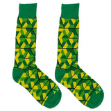 Green Colorful Socks