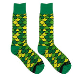 Green Pattern Socks