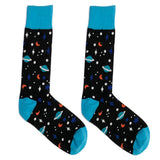 Light Blue Universe Socks