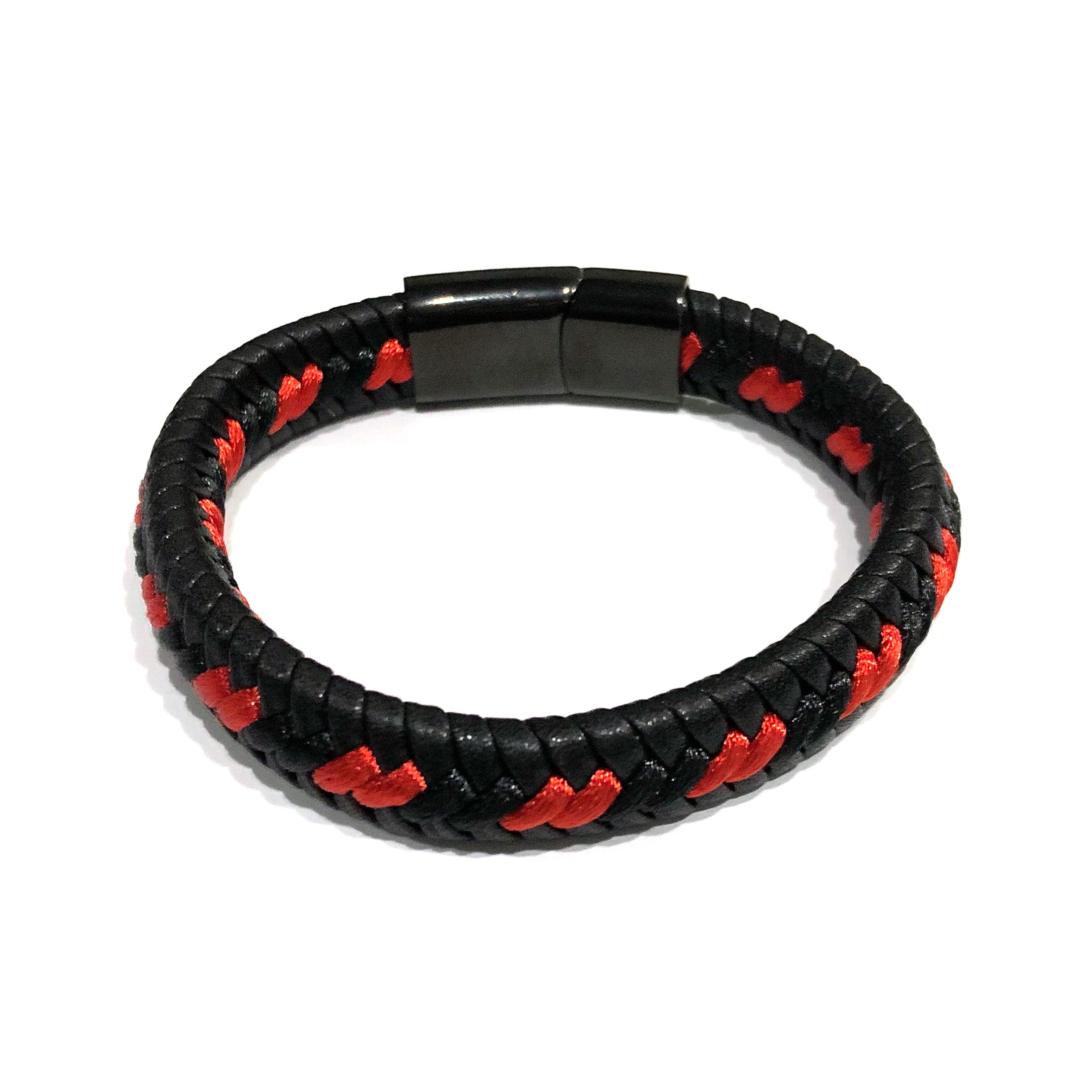 Red and Black Clip Bracelet